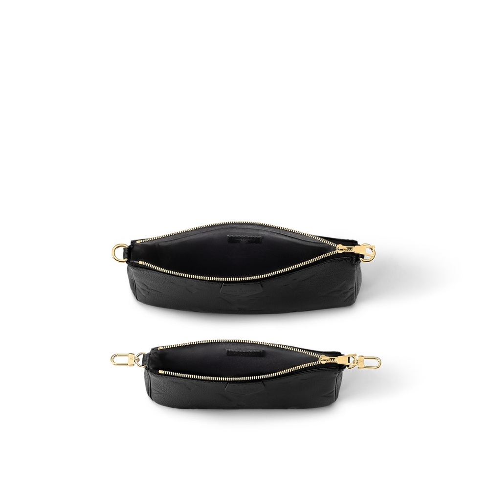Louis Vuitton Black Crossbody Bag with Gold Accents - Picture 5 of 10